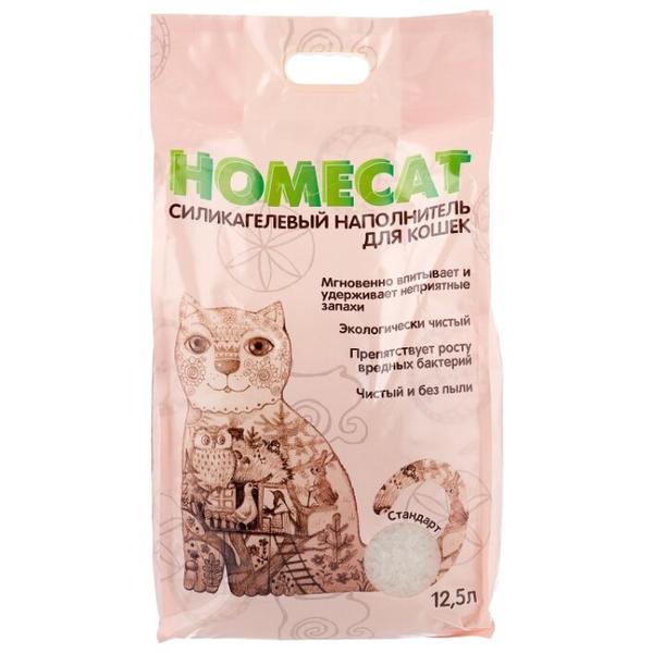 Впитывающий наполнитель Homecat силикагелевый Стандарт 12,5 л