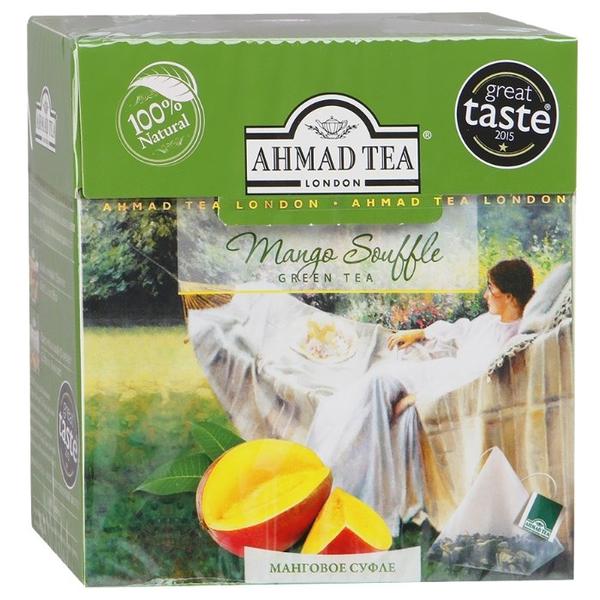 Чай зеленый Ahmad tea Mango souffle в пирамидках