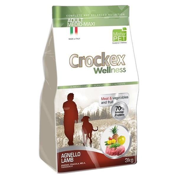 Корм для собак Crockex Wellness Adult Medio-Maxi ягненок с рисом