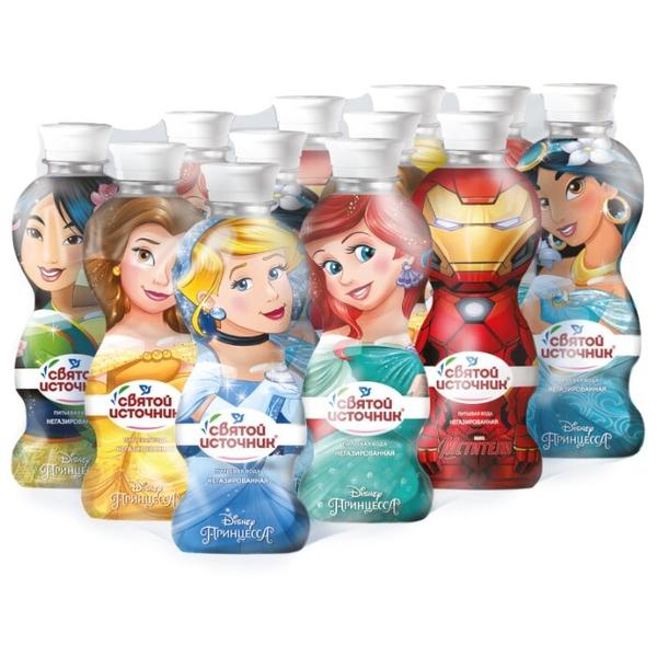 Вода питьевая Святой Источник Toy Bottle Disney негазированная 0,33 л х 12 шт., ПЭТ