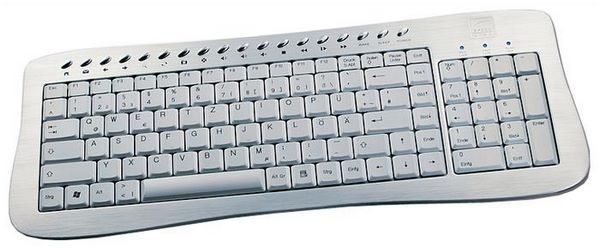 SPEEDLINK Ultra Flat Metal Keyboard SL-6465 Silver USB