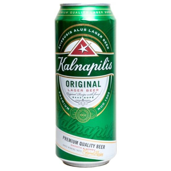 Пиво Kalnapilis Original, in can, 568 мл