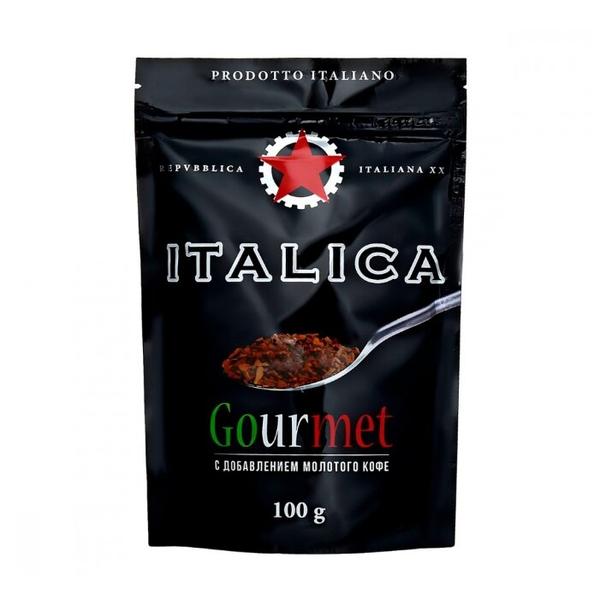 Кофе растворимый с добавлением молотого Italica Gourmet, пакет
