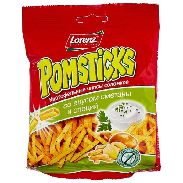Картофельная соломка Lorenz Pomsticks со вкусом сметаны и специй 40 г