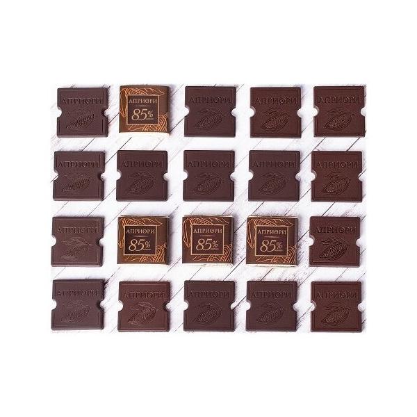 Шоколад Априори горький 85% какао порционный