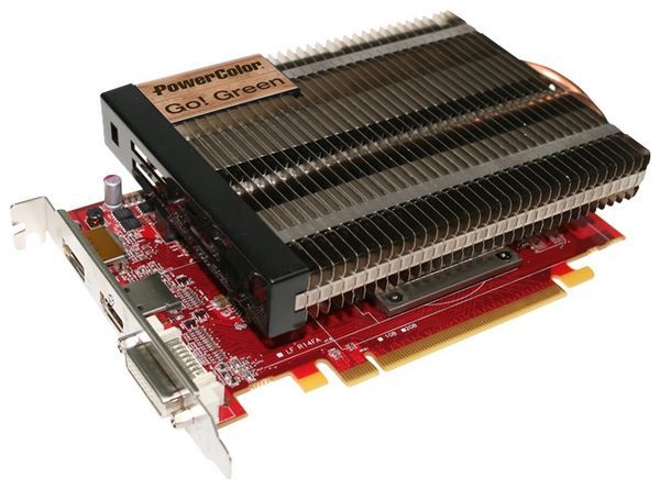 PowerColor Radeon HD 7750 800Mhz PCI-E 3.0 1024Mb 4500Mhz 128 bit DVI HDMI HDCP Green