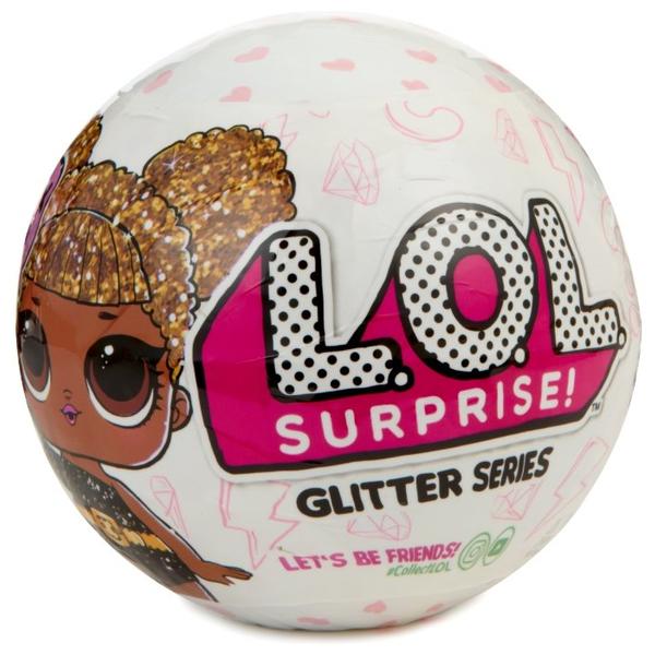 Кукла-сюрприз MGA Entertainment в шаре LOL Surprise GLITTER, 8 см