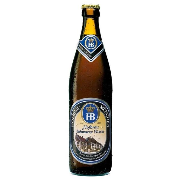 Пиво Hofbrau, Schwarze Weisse, 0.5 л