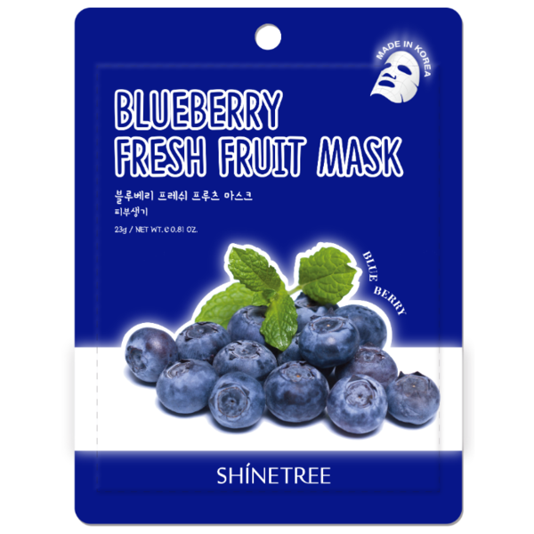Shinetree Тканевая маска Blueberry Fresh Fruit Mask
