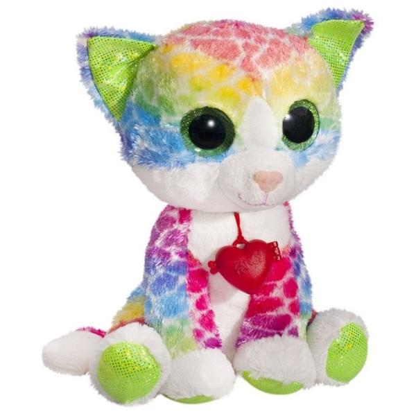 Мягкая игрушка Fancy Кот Фенсик разноцветный с сердечком 23 см