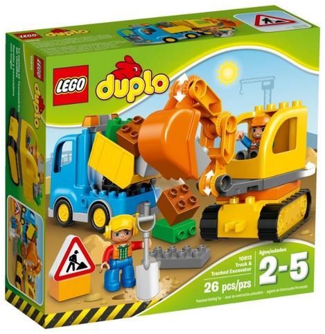 LEGO Duplo 10812 Грузовик и гусеничный экскаватор