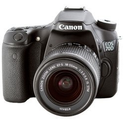 Canon EOS 70D Kit (black 20Mpx EF-S 18-135mm 3 1080p SD Li-Ion, Набор с объективом)