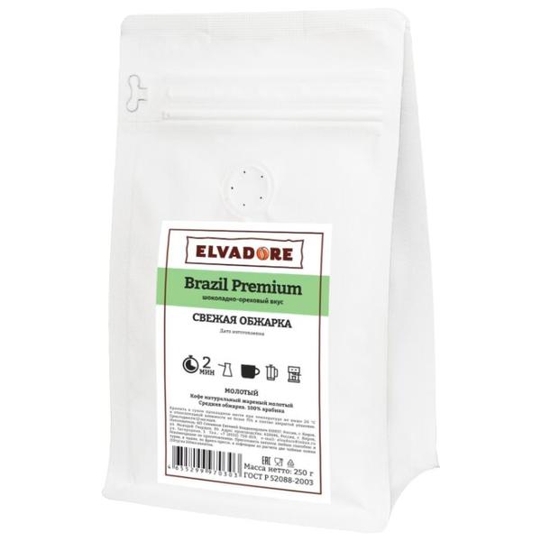 Кофе молотый Elvadore Brazil Premium