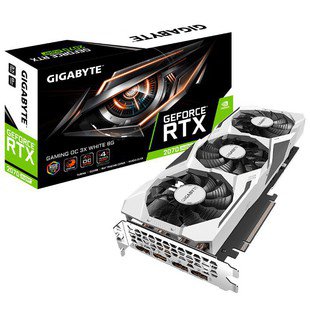 GIGABYTE GeForce RTX 2070 SUPER 1815MHz PCI-E 3.0 8192MB 14000MHz 256 bit 3xDisplayPort HDMI HDCP GAMING OC 3X WHITE