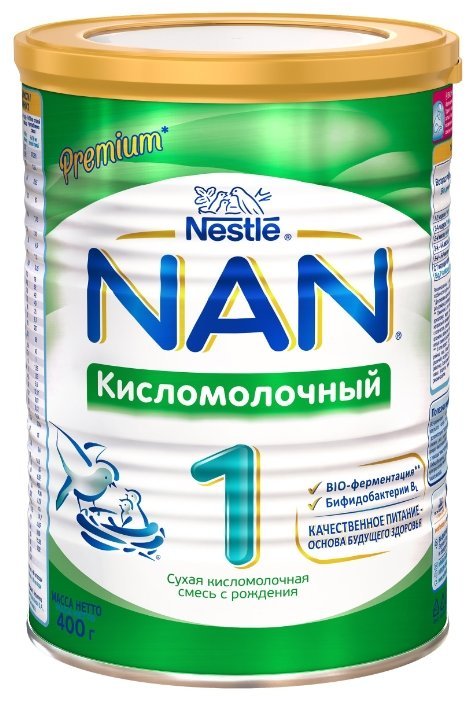 NAN (Nestlé) Кисломолочный 1 (с рождения) 400 г
