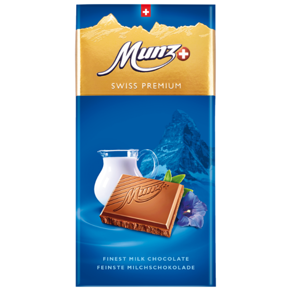 Шоколад Munz молочный