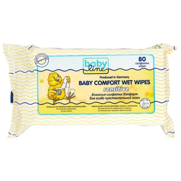 Влажные салфетки BabyLine Baby comfort Sensitive