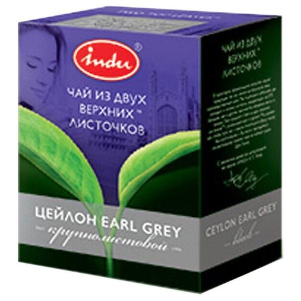 Чай черный Indu из двух верхних листочков Earl grey