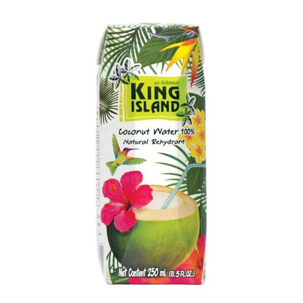 Вода кокосовая King Island 100%, без сахара