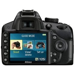 Nikon D3200 Kit (black 24.2Mpix 18-55VR II 3 1080p SD, Набор с объективом EN-EL14)