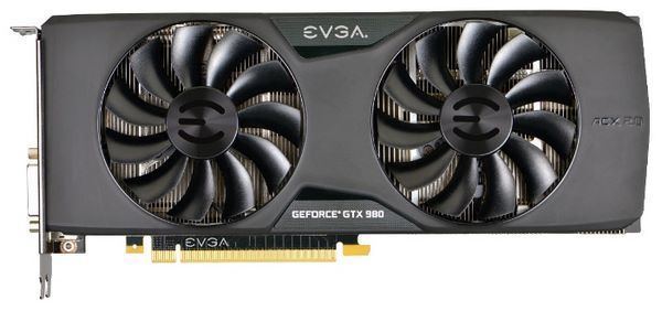 EVGA GeForce GTX 980 1266Mhz PCI-E 3.0 4096Mb 7010Mhz 256 bit DVI HDMI HDCP