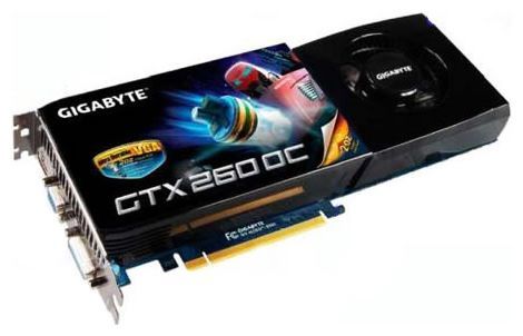 GIGABYTE GeForce GTX 260 650Mhz PCI-E 2.0 896Mb 2000Mhz 448 bit DVI HDMI HDCP