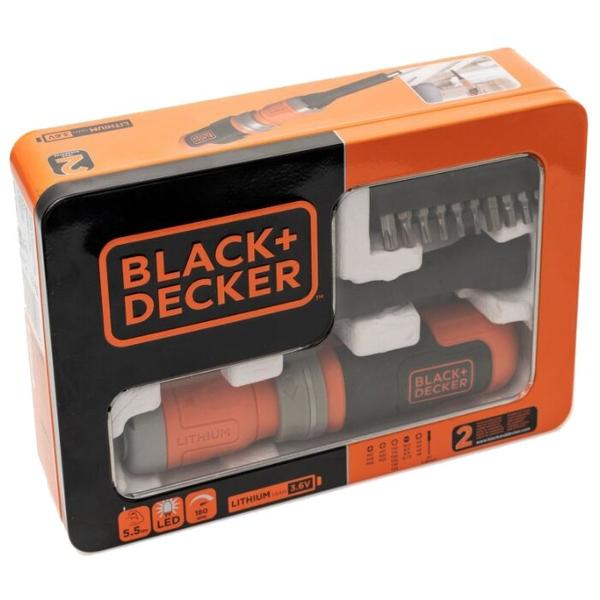 Аккумуляторная отвертка BLACK+DECKER BCF603C