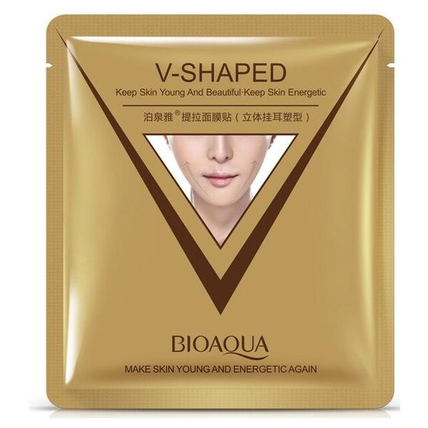 BioAqua Тканевая маска для лица и линии подбородка V-Shaped