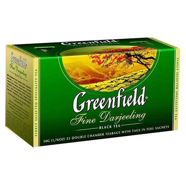 Чай черный Greenfield Fine Darjeeling в пакетиках
