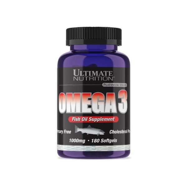 Омега жирные кислоты Ultimate Nutrition Omega 3 (180 капсул)