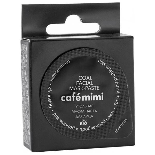 Кафе красоты Маска-паста для лица Угольная для жирной и проблемной кожи Cafe Mimi