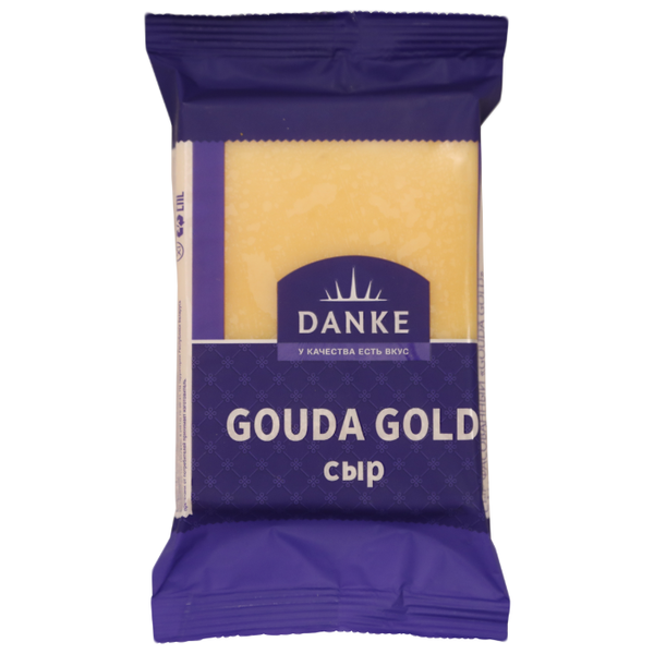 Сыр DANKE Gold гауда твердый 45%