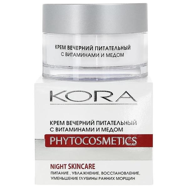 Kora Phytocosmetics Крем вечерний питательный с витаминами и медом для лица