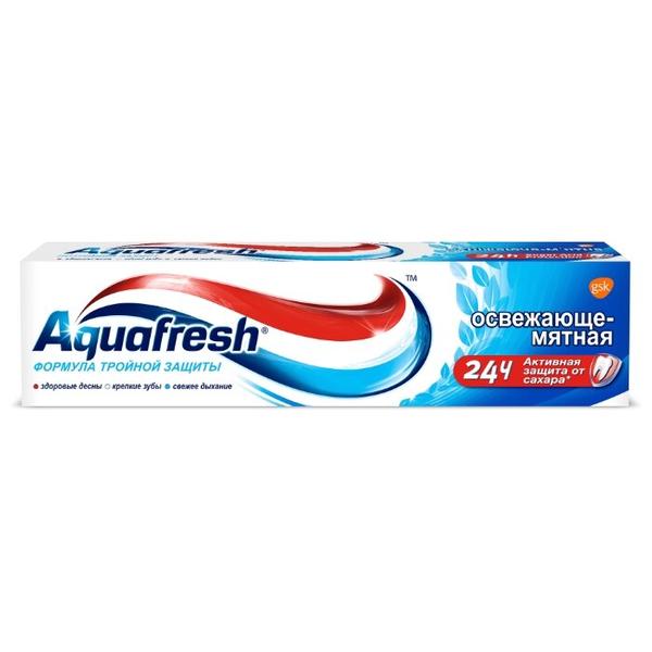 Зубная паста Aquafresh Тройная защита Освежающе-мятная