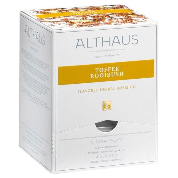 Чай травяной Althaus Toffee Rooibush в пирамидках