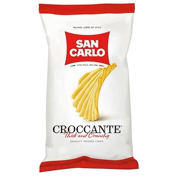Чипсы San Carlo Картофельные с солью рифленые, без сахара