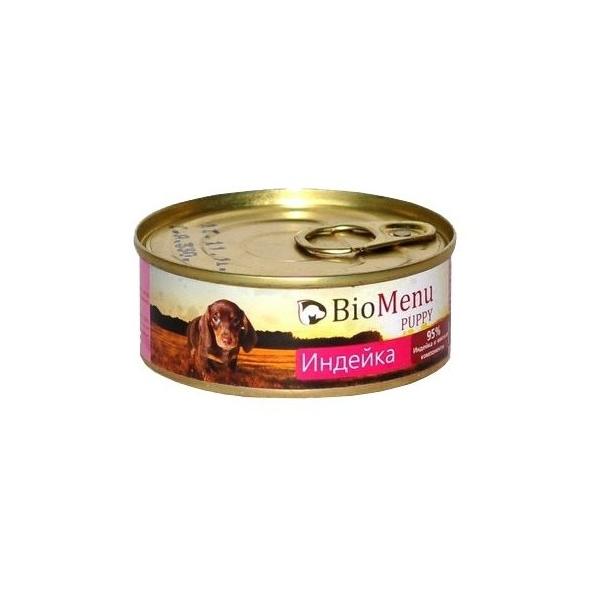 Корм для собак BioMenu Puppy консервы для щенков с индейкой
