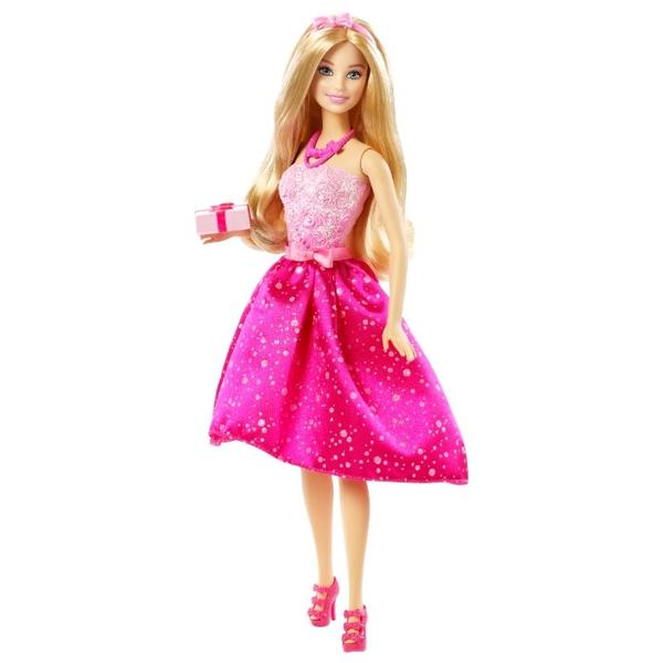 Кукла-принцесса Barbie Поздравление с Днем Рождения, 29 см, DHC37