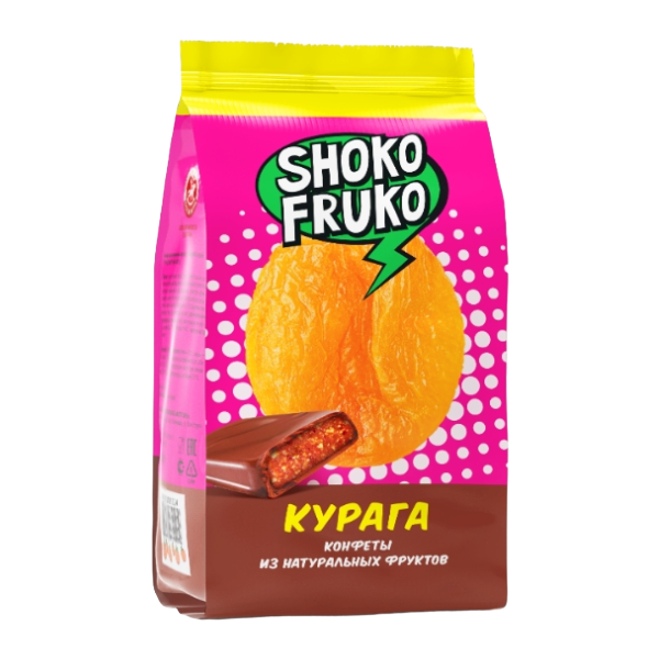Конфеты Shoko Fruko Курага