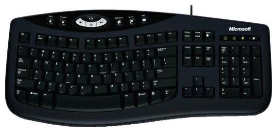 Microsoft Comfort Curve Keyboard 2000 Black USB