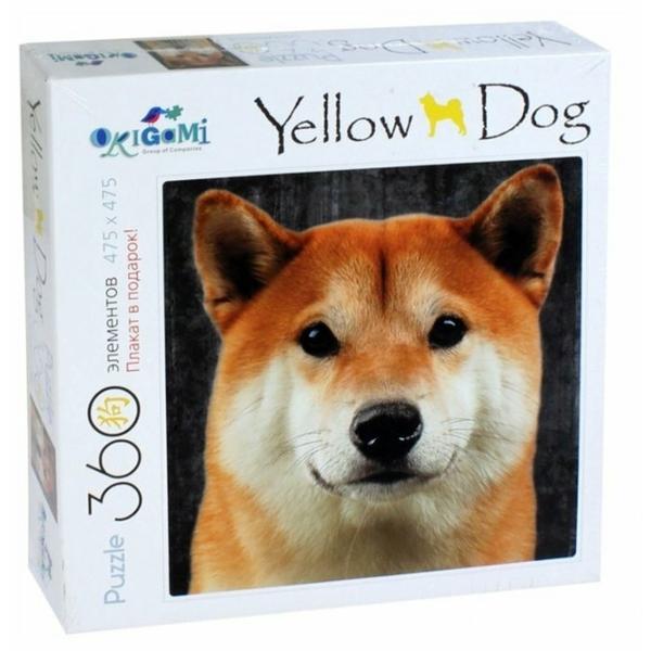 Пазл Origami Yellow Dog Акита-Ину (03466), 360 дет.