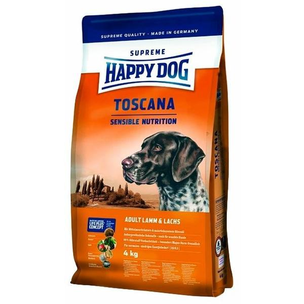 Корм для собак Happy Dog Supreme Sensible Toscana для здоровья кожи и шерсти, ягненок, лосось