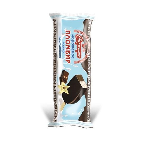 Мороженое Свитлогорье пломбир эскимо двухслойное 80 г