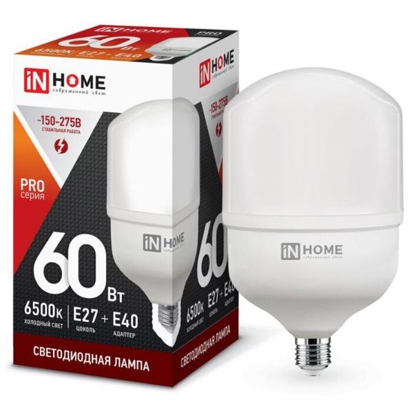 Лампа светодиодная In Home LED-HP-PRO 5400lm, E27, HP, 60Вт