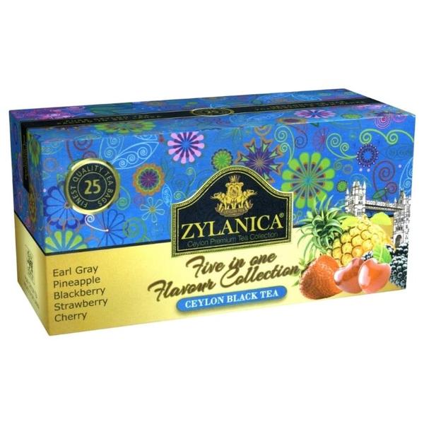 Чай черный Zylanica Five in one flavour collection ассорти в пакетиках