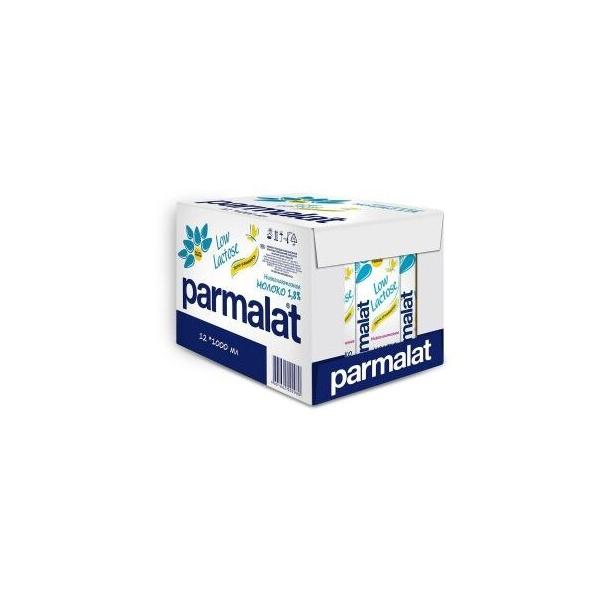 Молоко Parmalat ультрапастеризованное низколактозное 12 шт 1.8%, 12 шт. по 1 л