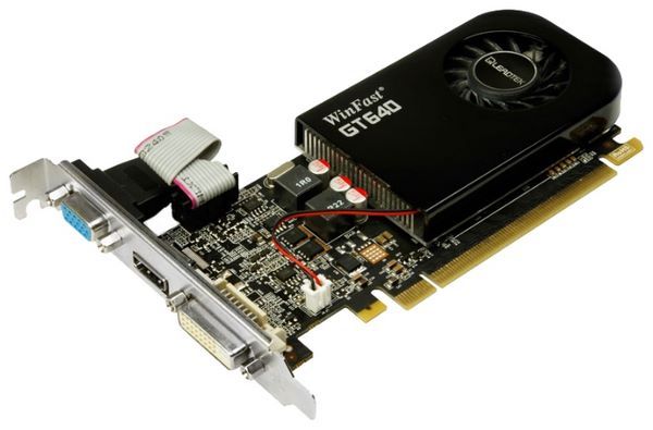 Leadtek GeForce GT 640 900Mhz PCI-E 3.0 1024Mb 1800Mhz 128 bit DVI HDMI HDCP