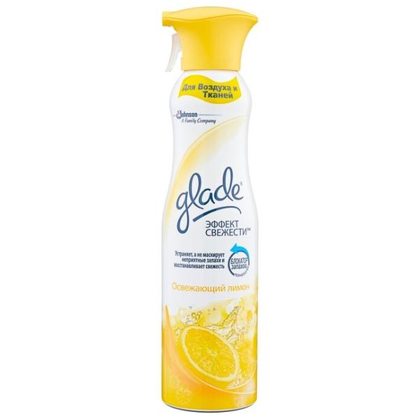 Glade Аэрозоль для воздуха и тканей Освежающий лимон, 275 мл