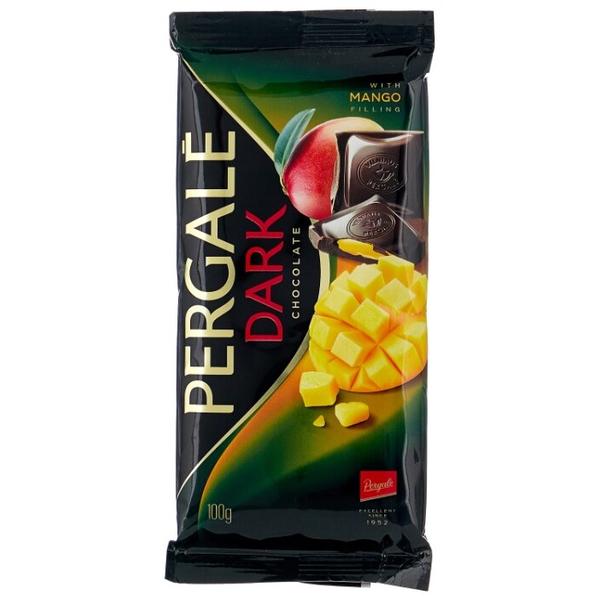 Шоколад Pergale темный с начинкой из манго 50% какао
