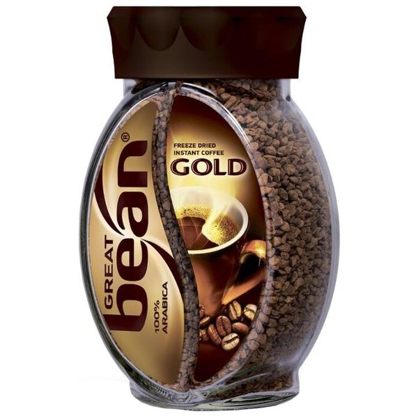 Кофе растворимый Great Bean Gold сублимированный